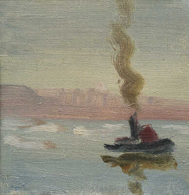 Гринберг Владимир Ариевич. Вид из окна мастерской художника 